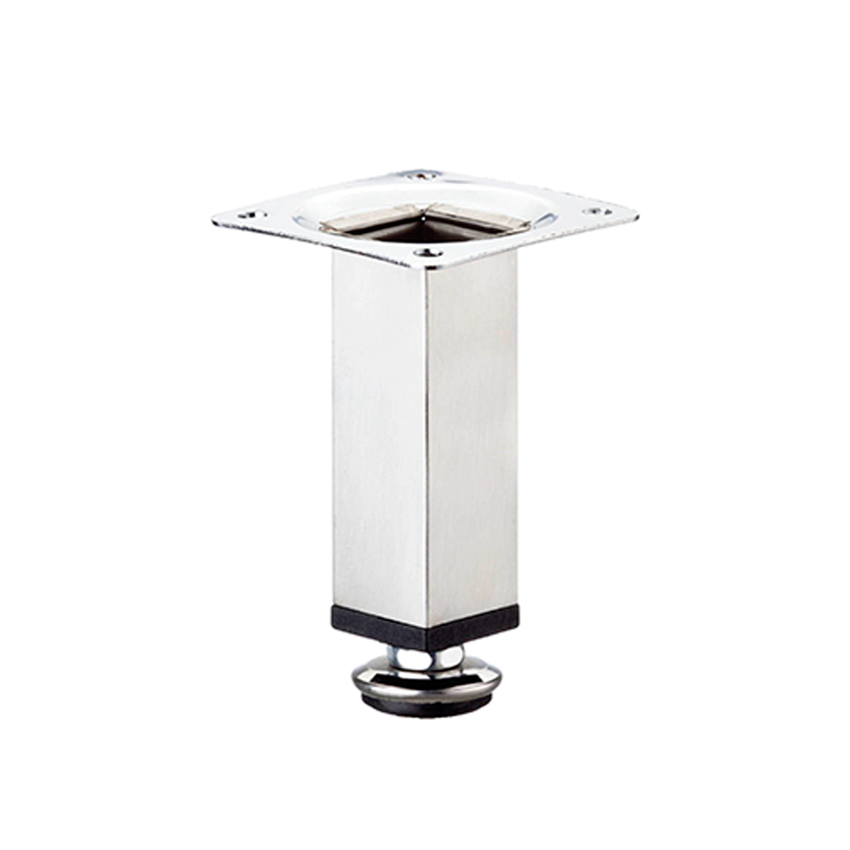 Pata para muebles cuadrado inox