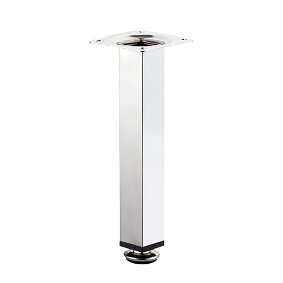 Pata para muebles cuadrado inox